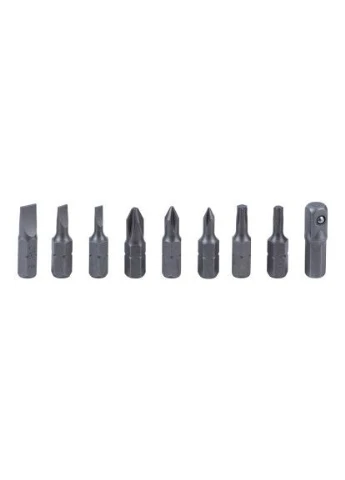 Викрутка з реверсом + насадки торцеві та біти 1/4" 13шт CrV (4001931) Sigma з реверсом + насадки торцеві та біти 1/4" 13шт CrV (389134282)