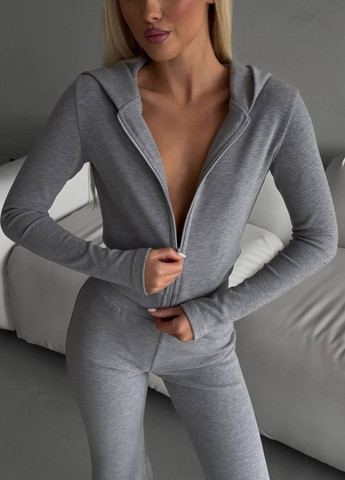 Костюм двійка: Укорочена кофта на блискавці та штани Tik-Tak (366030219)