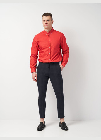 Темно-синие кэжуал демисезонные брюки Zara