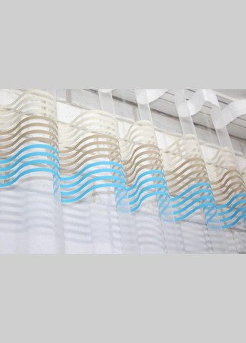 Тюль Гардины на фатине 3 м в гостиную 300x270 см (tul-943т-5) No Brand (306633679)