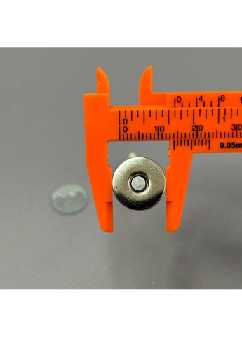 Кнопка магніт для сумок Ø 14 мм - нікель Plus-plus (354793729)