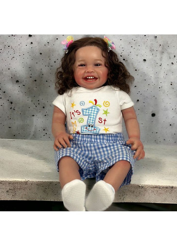 Кукла реалистичная Реборн Ангелина 60 см No Brand (367736322)