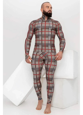 Термокомплект для мужчин SNOWJET с двусторонним микроначесом и дизайнерским принтом -16°C TOTALFIT (370188607)