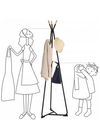 Вешалка для одежды Bonro B-901 (349819312)