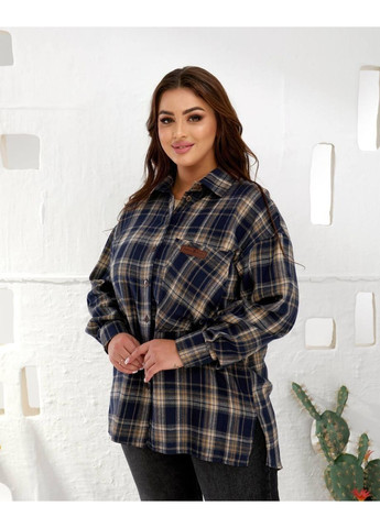 Жіноча сорочка з фланелі в клітинку Sofia 303 (362024722)