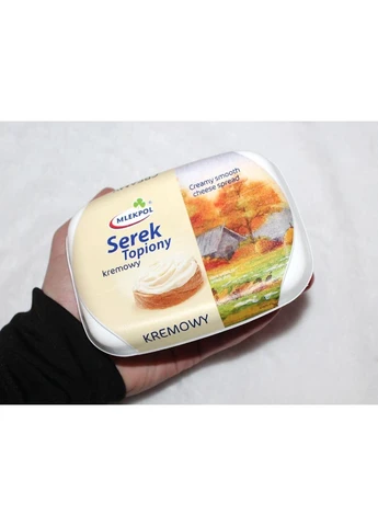 Крем-сир плавлений кремовий Topiony kremowy, 150 (Польща) Mlekpol (379212066)