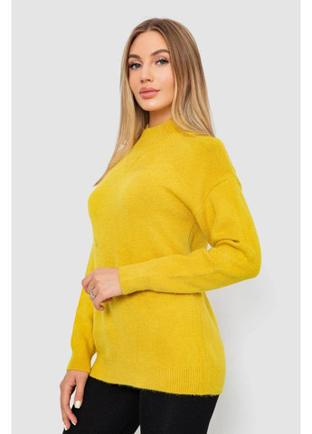 Гірчичний светр жіночий вовняний,, 244r0390 Ager