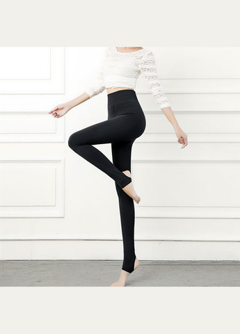 Колготки с начесом открытая стопа 200 грамм черные 8542 One Size No Brand (308016790)