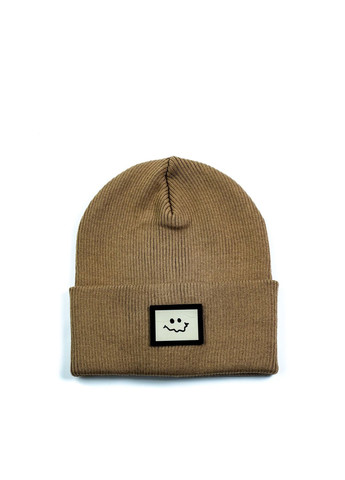 Шапка біні жіноча бавовна бежева ТЕОНА LuckyLOOK 573-512 (322791100)