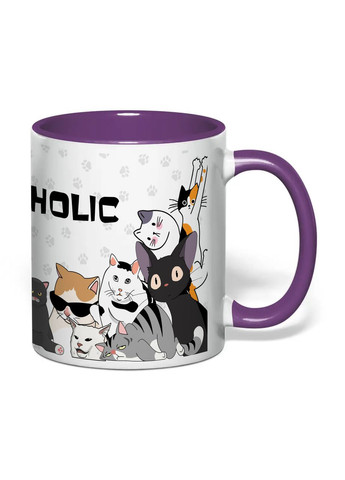 Чашка с печатью "Catoholic" 330 мл ( ) (31515) No Brand (362506452)