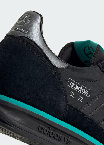 Чорні Літні кросівки sl 72 rs mercedes adidas