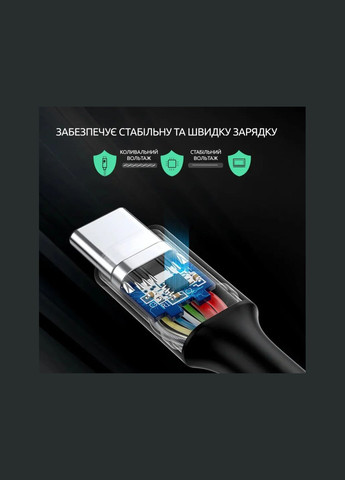 Кабель US316 USB TypeC to USB Type-C 100W Fast Charge Cable Aluminum Case with Braided 2 м Black (70429) Ugreen (294978724)