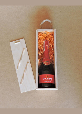 Подарункова коробка з дерева Палермо тип Г1 бланже (ПДУ-040801) No Brand (328911036)