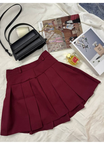 Стильна жіноча плісирована спідниця з вшитими шортиками Україна (361205429)