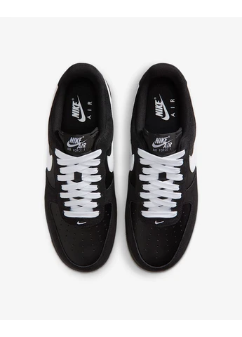 Чорні кросівки air force 1 07 lv8 демісезон Nike