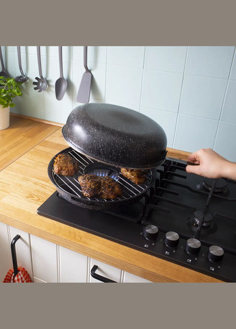 Сковорода гриль-газ Benson BN-803 з антипригарним покриттям Digital (336545358)