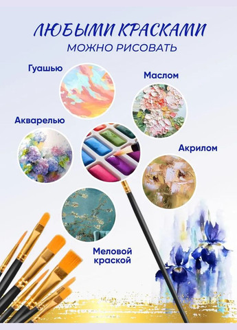 Набор кистей для рисования и творчества. Worison (322650408)