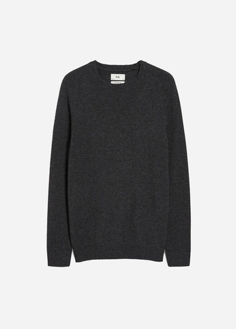 Темно-сірий демісезонний светр з вовни C&A