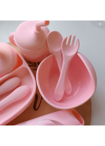 Набор посуды для малыша кварц 10 шт Посуда для самостоятельного кормления малыша (0201) No Brand (368999908)