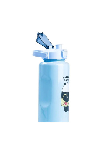 Набір пляшок 3 в 1 Панда з поїлкою і ручкою 0.3 (л) 0.7 (л) 2 (л) Синий HPZSB120014BL Jooki (358706148)