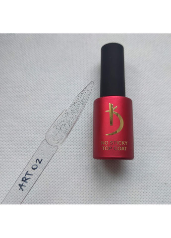 Топ для нігтів із чорними крапочками Kodi ART 02 7 мл Kodi Professional Топ без липкого шару (365807147)