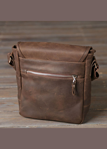 Сумка 00890 з вінтажній шкіри Коричнева Shvigel (331910137)