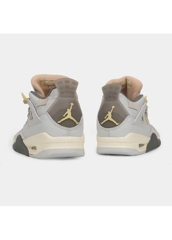 Бежеві Осінні кросівки чоловічі nike air jordan 4 retro photon dust найк аір джордан No Brand