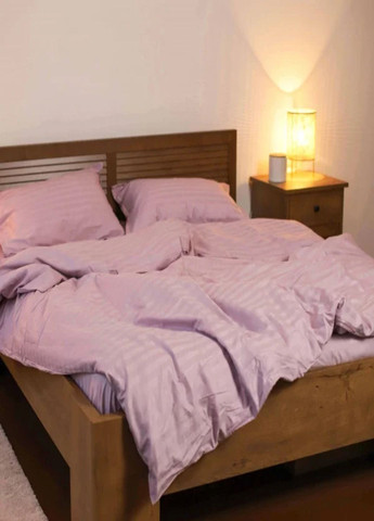 Постельное белье Вилюта сатин страйп евро. Постель Вилюта евро. Комплект постельного белья евро. Viluta Постільна білизна (346268519)