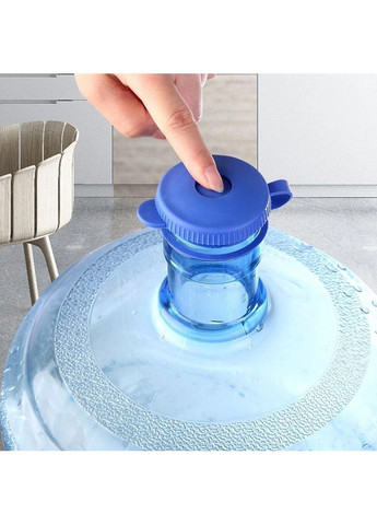 Універсальна гумова кришка для бутлів з водою на 13-19 л з клапаном для помпи (NR0214_1) No Brand (369150693)