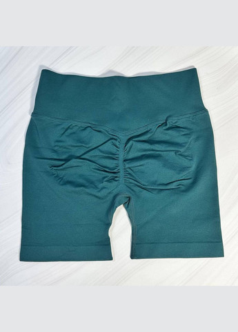 Однотонні безшовні спортивні шорти з пуш-ап ефектом No Brand (326757945)