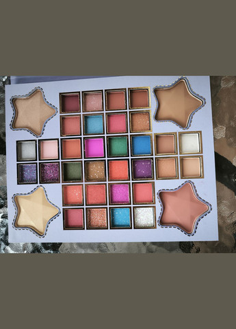 Набір дитячої косметики Varied Queen, 36 тіней і рум'ян No Brand (350354634)