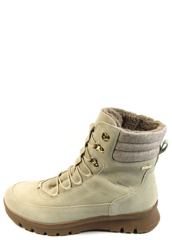 Зимние женские ботинки берцы Tamaris из натуральной замши