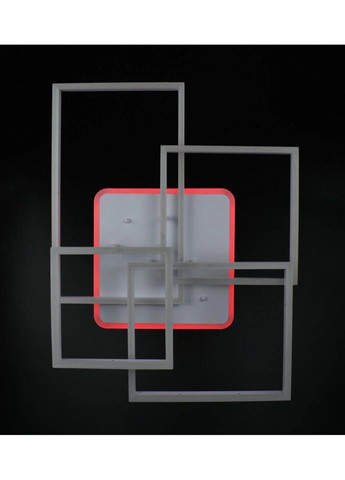 Люстра светодиодная потолочная LED светильник для квартиры на потолок лэд с пультом 26100 Белый 17х56х71 см. Sunnysky (324395932)