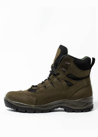 Кожаные Демисезонные Мужские Берцы Тактические. 39-46р Олива. Прочные и удобные! 45DM-1003 No Brand (301138764)