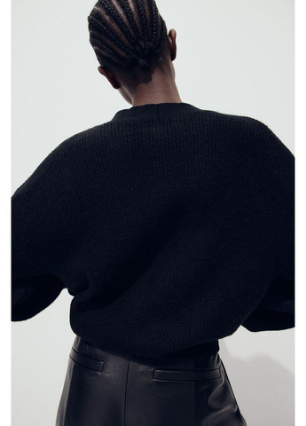 Черный демисезонный кардиган H&M