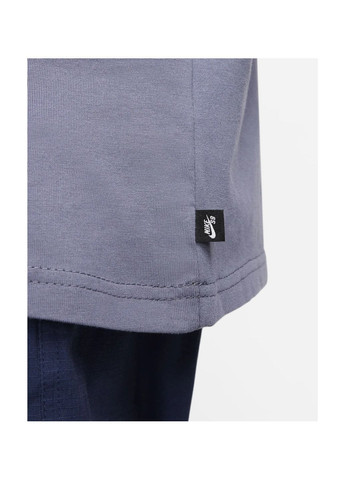 Фиолетовая мужская футболка sb tee logo lbr violet Nike