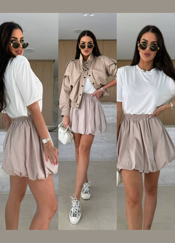 Бежевая юбка No Brand