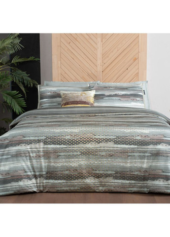 Постільна білизна Juno gri сатин делюкс 300ТС євро Sarev (367073116)