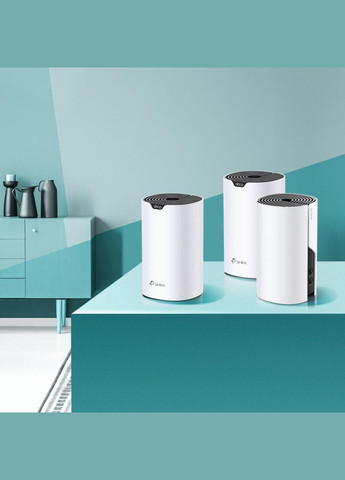 Точка доступа WiFi DECO S4 3 pcs AC1200, 2xGE LAN/WAN, MESH (DECO-S4-3-PACK) TP-Link (301088925)