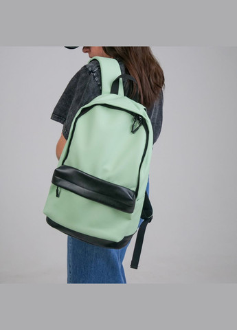 Універсальний рюкзак у зручному розмірі в екошкірі, бірюзовий колір ToBeYou city (293247110)