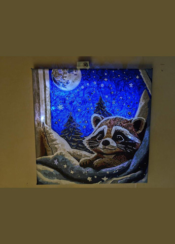 Картины по номерам с с подсветкой Riviera Blanka Дремка 25х25 см ГР1-013 Riviera Blanca (331112080)