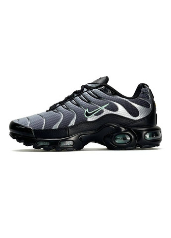 Сірі Осінні кросівки чоловічі nike No Brand Air Max Plus New Black Grey Silver