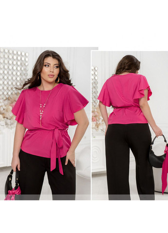 Малинова блуза Liton