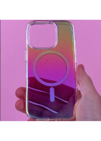 Чохол TPU Galaxy Sparkle (MagFit) з MagSafe для Apple iPhone 11 (6.1") Хроматичний Epik (372972223)