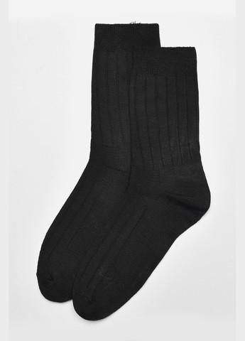 Шкарпетки чоловічі демісезонні чорного кольору розмір 41-47 Let's Shop (278050358)