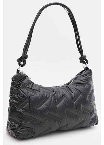 Сумка хобо на плечо женская текстильная большая Черный 39302 Monsen (352192133)