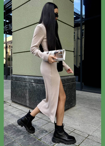 Бежева повсякденний, кежуал сукня футляр Liton