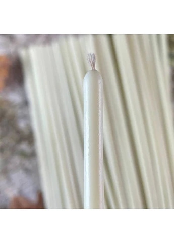 Белые восковые свечи 20 см 5Candles (322347247)