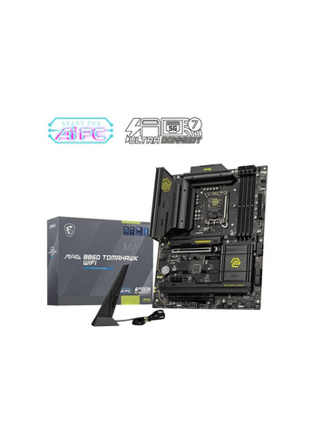 Материнська плата MAG B860 TOMAHAWK WIFI s1851 B860 4xDDR5 M.2 HDMI DP WiFi BT ATX MSI (317863452)