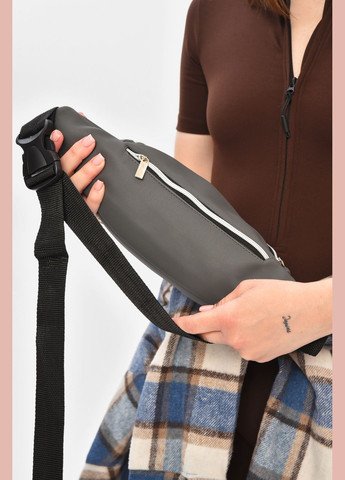 Бананка жіноча темно-сірого кольору Let's Shop (335007436)